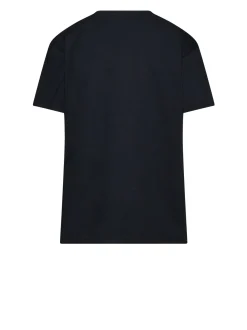 T-shirt with jewel neckline and refined design