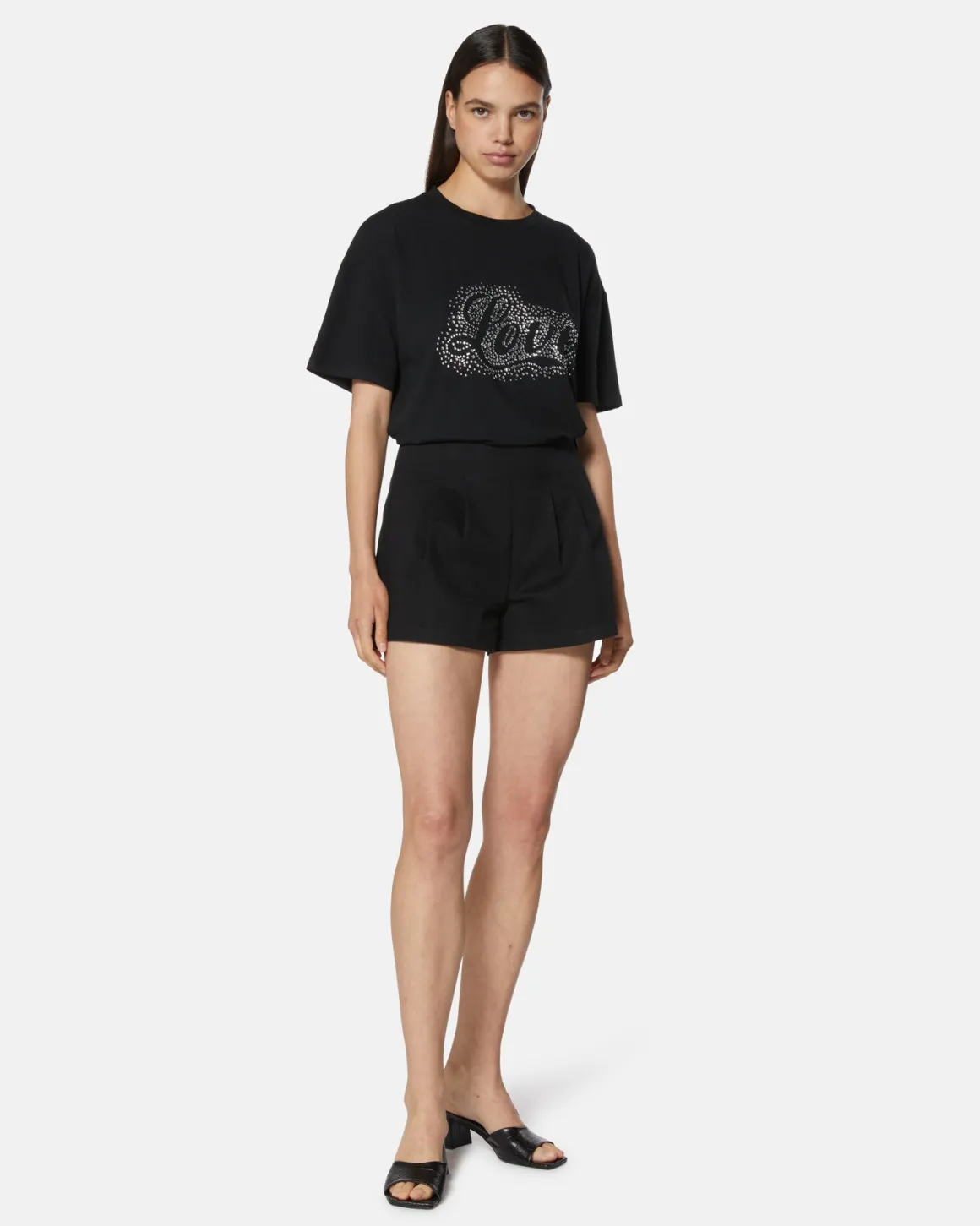 T-shirt with Love In Stress Writing