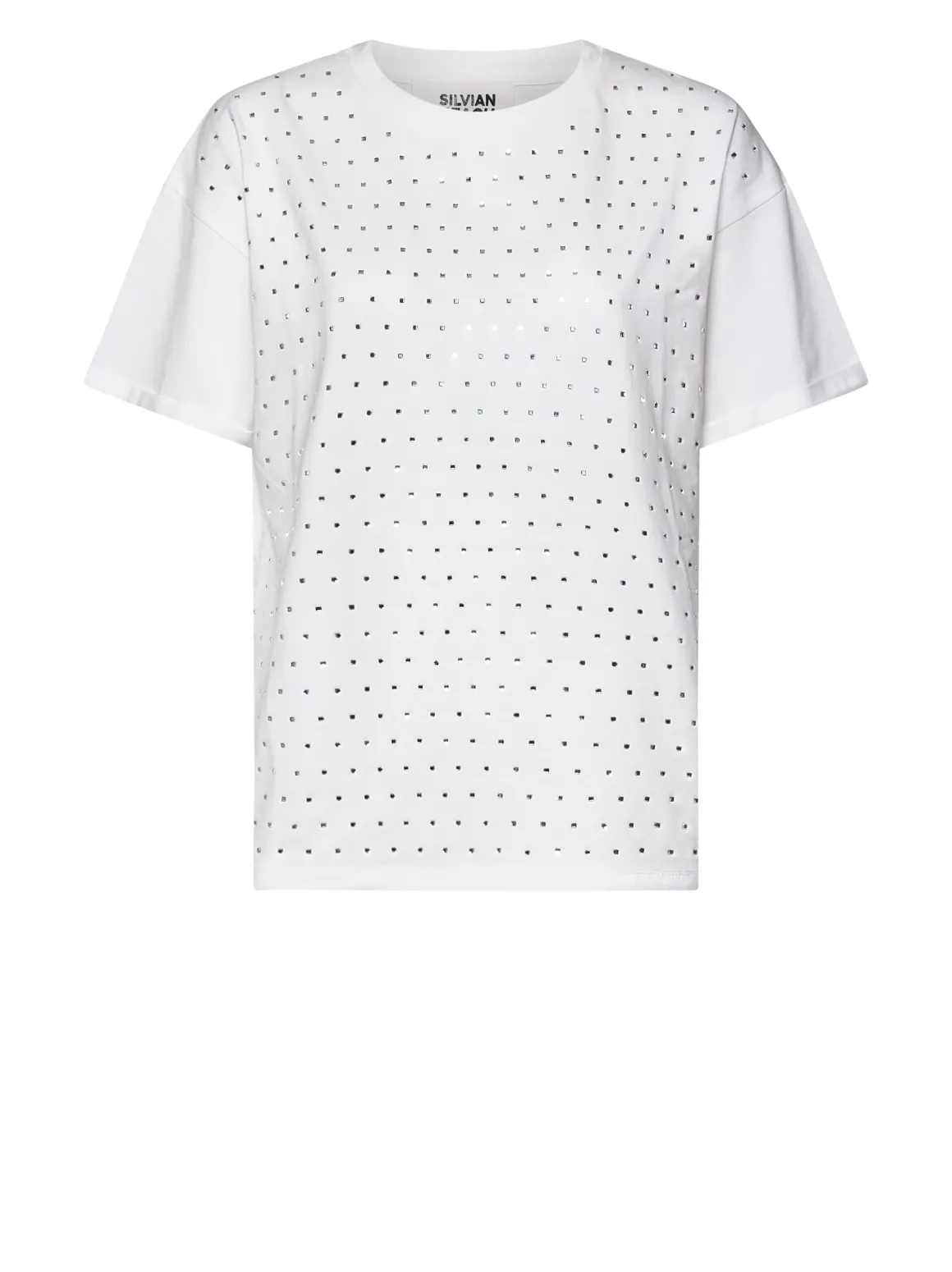 T-Shirt with micro decorations and essential design