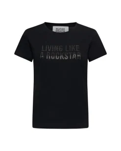 T-shirt with printed writing
