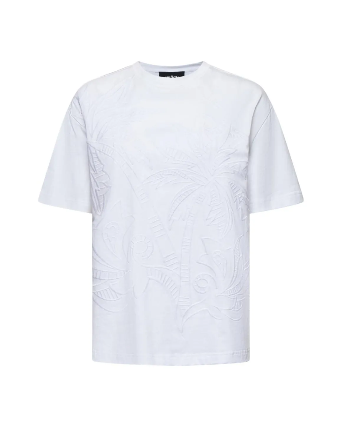 T-shirt with relief embroidery