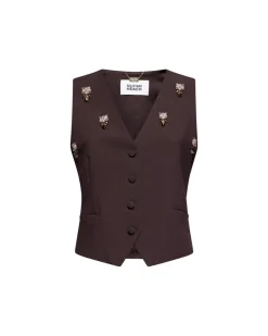Vest with decorative details