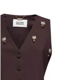 Vest with decorative details