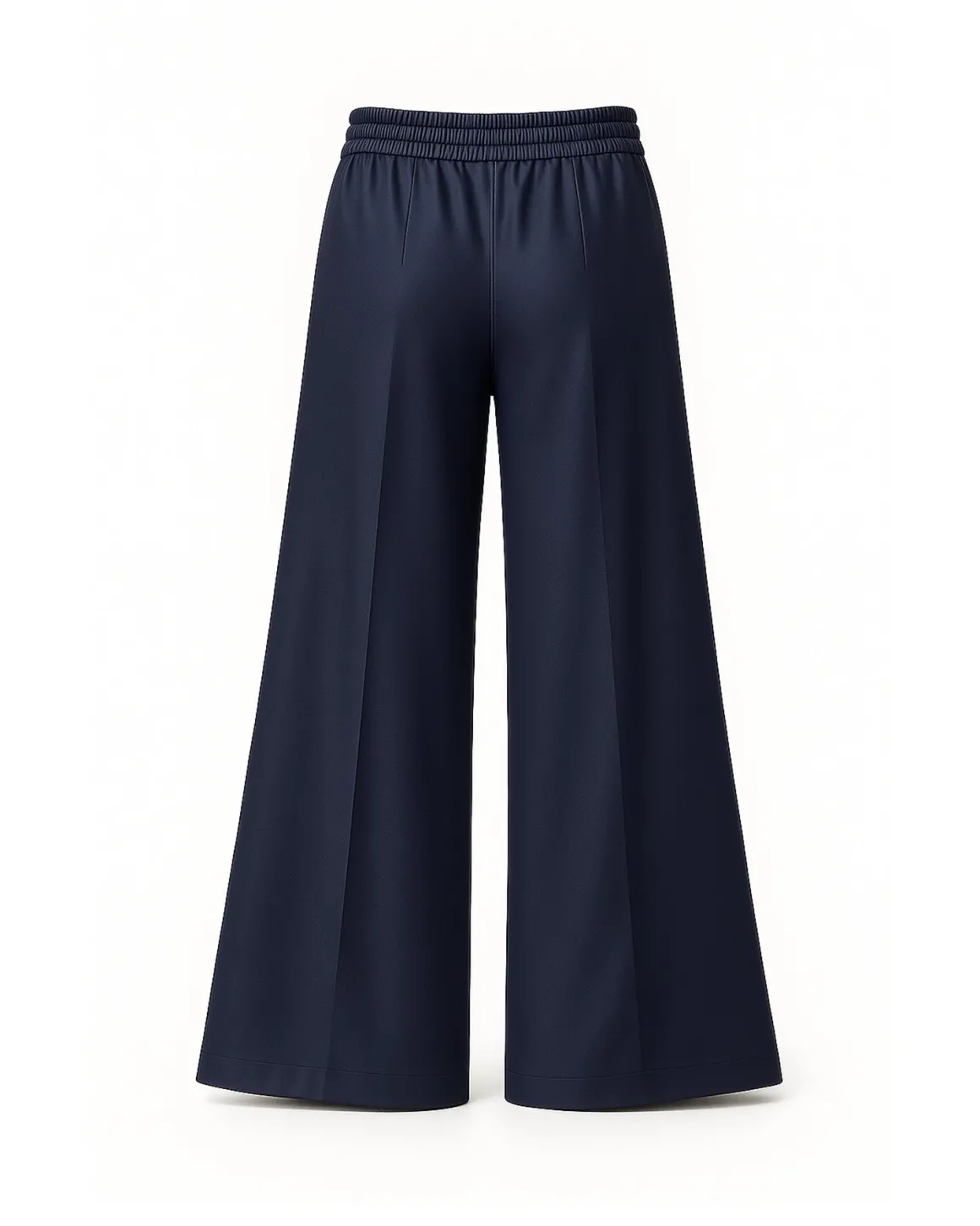 Wide-leg trousers with front zips