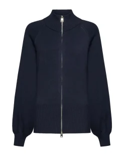 Zip-up cardigan